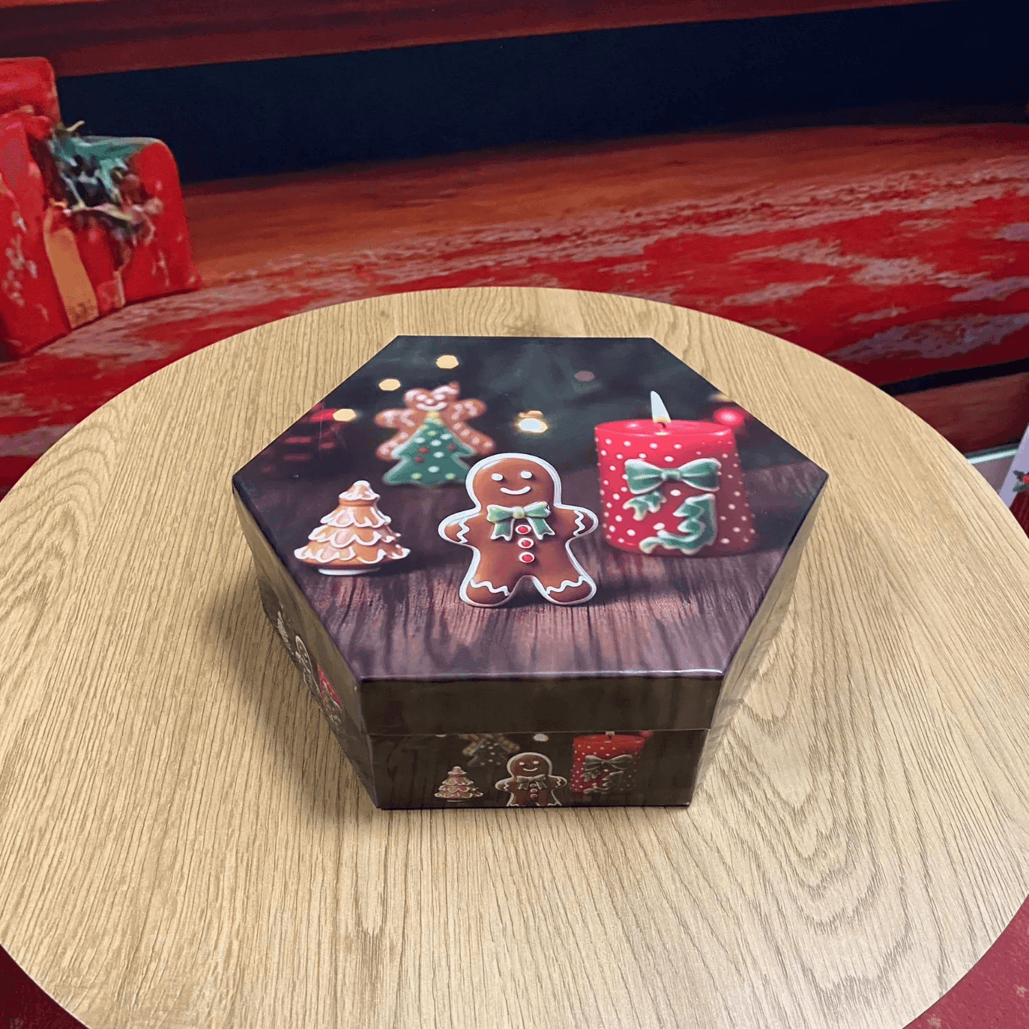 Комплект луксозни Коледни топки, Подаръчна кутия, 7бр, снимка 2