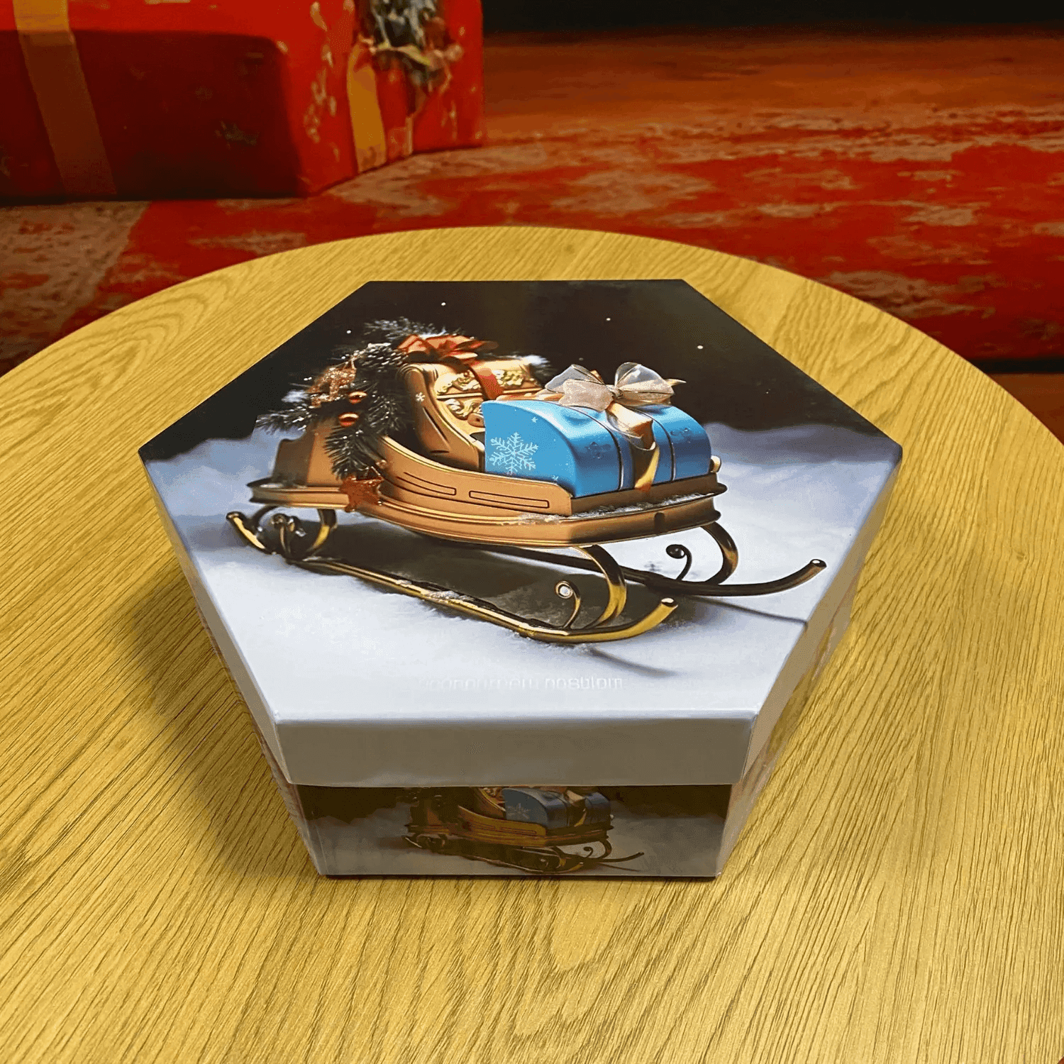 Комплект луксозни Коледни топки, Подаръчна кутия, 7бр, снимка 2