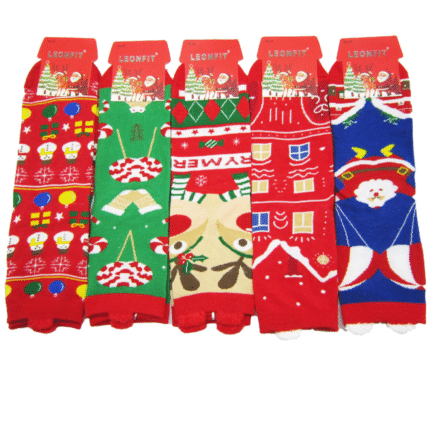 Коледни Дамски Чорапи, Комплект 5 бр, Размер: 36-41